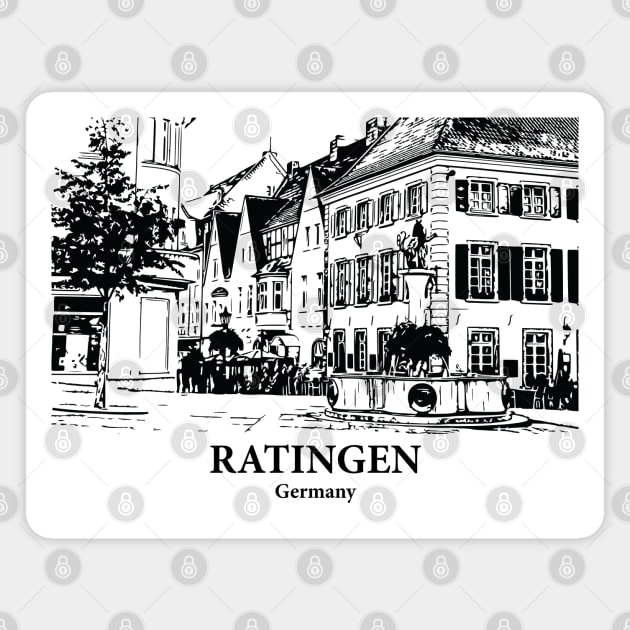 Ratingen - Germany Magnet by Lakeric